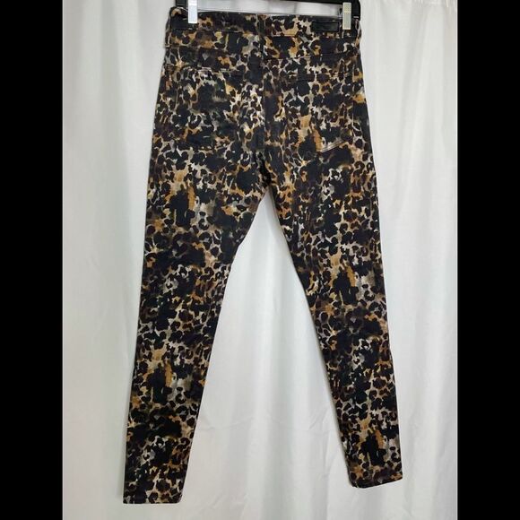 AG Farrah High Waist Skinny Jeans Leopard Print 27R - Picture 8 of 8